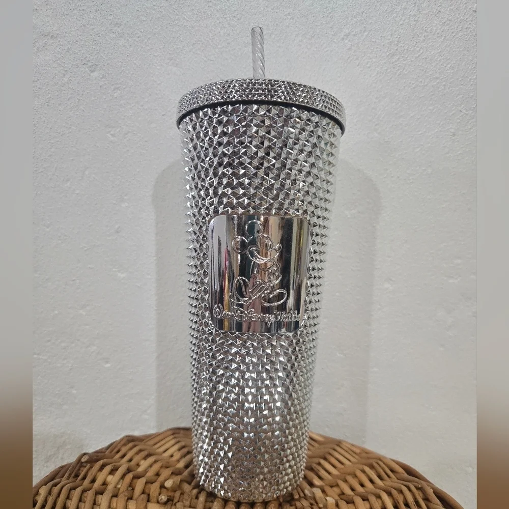 Starbucks Disney 100 Silver Studded Tumbler